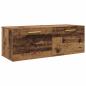 Preview: Wandschrank 100 x 36,5 x 35 cm Holzwerkstoff Altholz