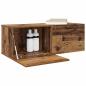 Preview: Wandschrank 100 x 36,5 x 35 cm Holzwerkstoff Altholz