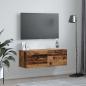 Preview: Wandschrank 100 x 36,5 x 35 cm Holzwerkstoff Altholz