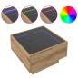 Preview: Couchtisch Artisan-Eiche 50 x 50 x 30 cm