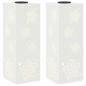Preview: Solar LED Weg Licht 2 Stk. Warmes Weiß 18 x 18 x 50 cm