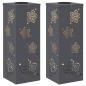 Preview: Solar LED Weg Licht 2 stk. Warmes Weiß 18 x 18 x 50 cm