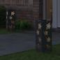 Preview: Solar LED Weg Licht 2 stk. Warmes Weiß 18 x 18 x 50 cm