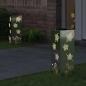 Preview: Solar LED Weg Licht 2 Stk. Warmes Weiß 18 x 18 x 50 cm