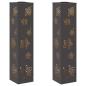 Preview: Solar LED Weg Licht 2 stk. Warmes Weiß 18 x 18 x 80 cm