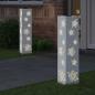 Preview: Solar LED Weg Licht 2 stk. Warmes Weiß 18 x 18 x 80 cm