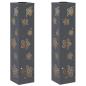 Preview: Solar LED Weg Licht 2 Stk. Warmes Weiß 18 x 18 x 80 cm