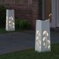 Preview: Solar LED Weg Licht 2 stk. Warmes Weiß 18 x 18 x 50 cm