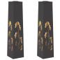 Preview: Solar LED Weg Licht 2 stk. Warmes Weiß 18 x 18 x 80 cm