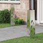 Preview: ARDEBO.de - Solar LED Weg Licht 2 Stk. Warmes Weiß 18 x 18 x 80 cm