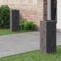 Preview: ARDEBO.de - Solar LED Weg Licht 2 Stk. Warmes Weiß 18 x 18 x 50 cm