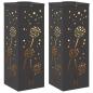 Preview: Solar LED Weg Licht 2 Stk. Warmes Weiß 18 x 18 x 50 cm
