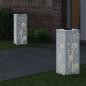 Preview: Solar LED Weg Licht 2 Stk. Warmes Weiß 18 x 18 x 50 cm