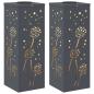 Preview: Solar LED Weg Licht 2 Stk. Warmes Weiß 18 x 18 x 50 cm