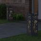 Preview: Solar LED Weg Licht 2 Stk. Warmes Weiß 18 x 18 x 50 cm