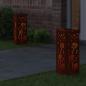 Preview: Solar LED Weg Licht 2 stk. Warmes Weiß 18 x 18 x 50 cm