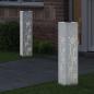 Preview: Solar LED Weg Licht 2 stk. Warmes Weiß 18 x 18 x 80 cm