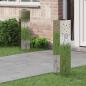 Preview: ARDEBO.de - Solar LED Weg Licht 2 stk. Warmes Weiß 18 x 18 x 80 cm