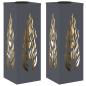 Preview: Solar LED Weg Licht 2 stk. Warmes Weiß 18 x 18 x 50 cm