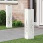 Preview: ARDEBO.de - Solar LED Weg Licht 2 stk. Warmes Weiß 18 x 18 x 80 cm