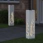 Preview: Solar LED Weg Licht 2 stk. Warmes Weiß 18 x 18 x 80 cm