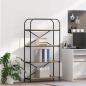 Preview: ARDEBO.de - B?cherregal 4 Ebenen 80 x 30 x 146 cm Holzwerkstoff
