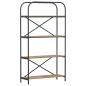 Preview: B?cherregal 4 Ebenen 80 x 30 x 146 cm Holzwerkstoff