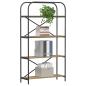 Preview: B?cherregal 4 Ebenen 80 x 30 x 146 cm Holzwerkstoff