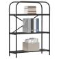 Preview: Bücherregal 3 Ebenen 80 x 30 x 109 cm Holzwerkstoff