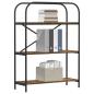 Preview: Bücherregal 3 Ebenen 80 x 30 x 109 cm Holzwerkstoff