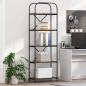 Preview: ARDEBO.de - Bücherregal 5 Ebenen 60 x 30 x 183 cm Holzwerkstoff