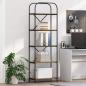 Preview: ARDEBO.de - Bücherregal 5 Ebenen 60 x 30 x 183 cm Holzwerkstoff
