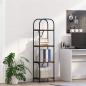 Preview: ARDEBO.de - B?cherregal 4 Ebenen 40 x 30 x 146 cm Holzwerkstoff Altholz