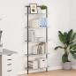 Preview: ARDEBO.de - Bücherregal 5 Ebenen 60 x 24 x 168 cm Holzwerkstoff