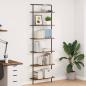 Preview: ARDEBO.de - Bücherregal 6 Ebenen 60 x 24 x 203 cm Holzwerkstoff