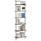 Preview: Bücherregal 6 Ebenen 60 x 24 x 203 cm Holzwerkstoff