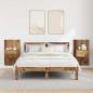Preview: Nachttisch 2 stk. Altholz 50 x 32,5 x 80cm Holzwerkstoff