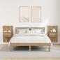 Preview: Nachttisch 2 stk. Artisan-Eiche 50 x 32,5 x 80cm Holzwerkstoff