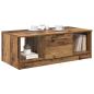 Preview: Couchtisch Altholz 102 x 50 x 36cm Holzwerkstoff