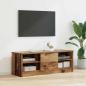 Preview: ARDEBO.de - TV-Schränk 102 x 35 x 36,5 cm Altholz Holzwerkstoff