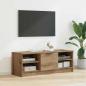 Preview: ARDEBO.de - TV-Schränk 102 x 35 x 36,5 cm Artisan-Eiche Holzwerkstoff