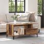 Preview: ARDEBO.de - Couchtisch Altholz 90 x 49 x 45 cm Holzwerkstoff