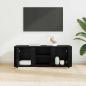 Preview: TV-Schränk 100 x 31,5 x 35 cm Schwarz Eichen-Optik