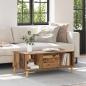 Preview: ARDEBO.de - Couchtisch Altholz 90 x 50 x 26,5 cm Holzwerkstoff