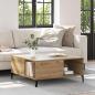 Preview: ARDEBO.de - Couchtisch Artisan-Eiche 80 x 80 x 36,5 cm Holzwerkstoff