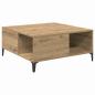 Preview: Couchtisch Artisan-Eiche 80 x 80 x 36,5 cm Holzwerkstoff