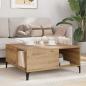 Preview: Couchtisch Artisan-Eiche 80 x 80 x 36,5 cm Holzwerkstoff