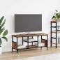 Preview: ARDEBO.de - TV-Schränk Altholz 100 x 35 x 45 cm Verbundholz und Eisen