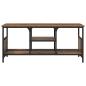 Preview: TV-Schränk Altholz 100 x 35 x 45 cm Verbundholz und Eisen