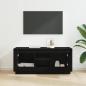 Preview: TV-Schränk 102 x 35 x 45 cm Schwarz Eichen-Optik Holzwerkstoff
